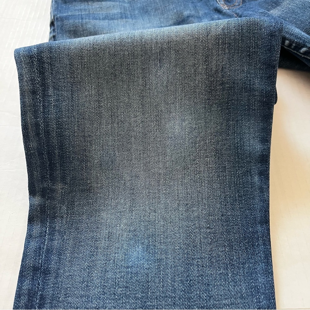 MOTHER The Dropout Boyfriend Jeans Tequila Truth Distressed Blue 25 - Picture 13 of 16